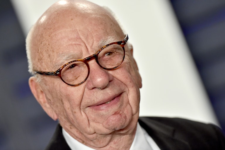 Rupert Murdoch close-up