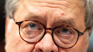 Barr testifies at a hearing on Capitol Hill