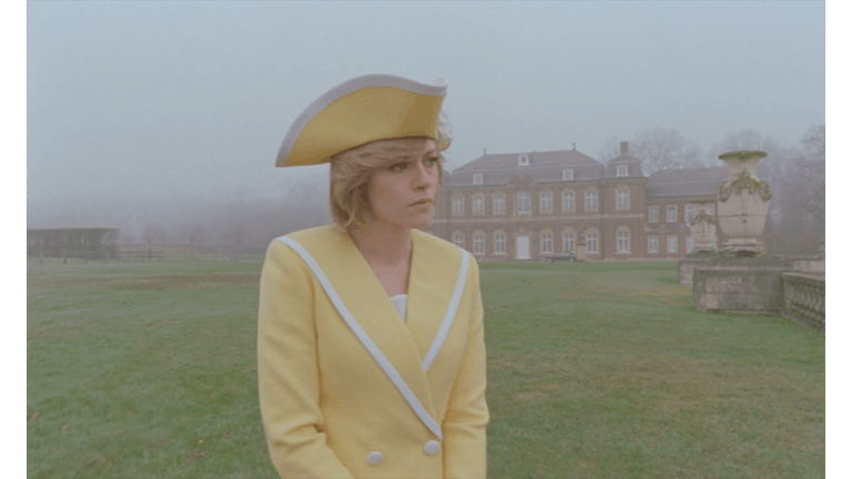 Kristen Stewart as Princess Diana at Sandringham in Pablo Larraín's “Spencer”