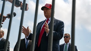 Trump at the Atlanta International Airport