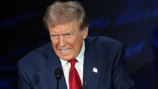 Donald Trump yelling