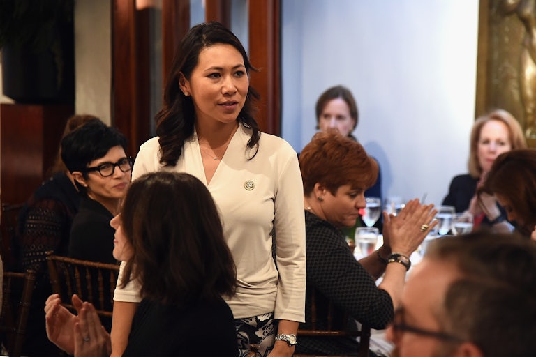 Representative Stephanie Murphy of Florida smiles at an event in New York in 2017. 