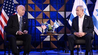 Biden and Netanyahu in Tel Aviv