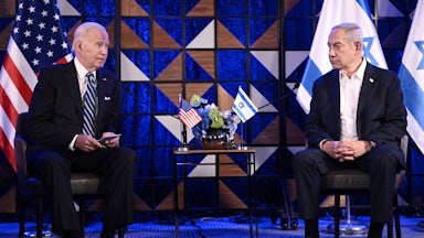 Biden and Netanyahu in Tel Aviv