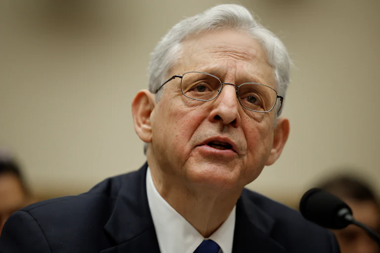 U.S. Attorney General Merrick Garland speaking