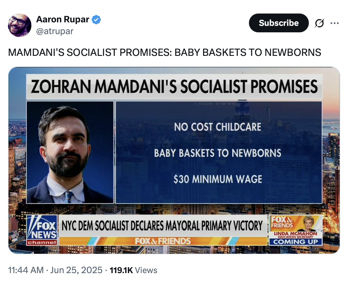 Screenshot of a tweet
