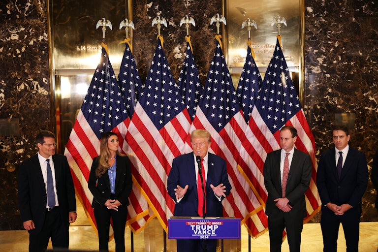 Donald Trump and his lawyers