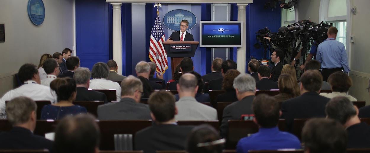 press briefing white house today