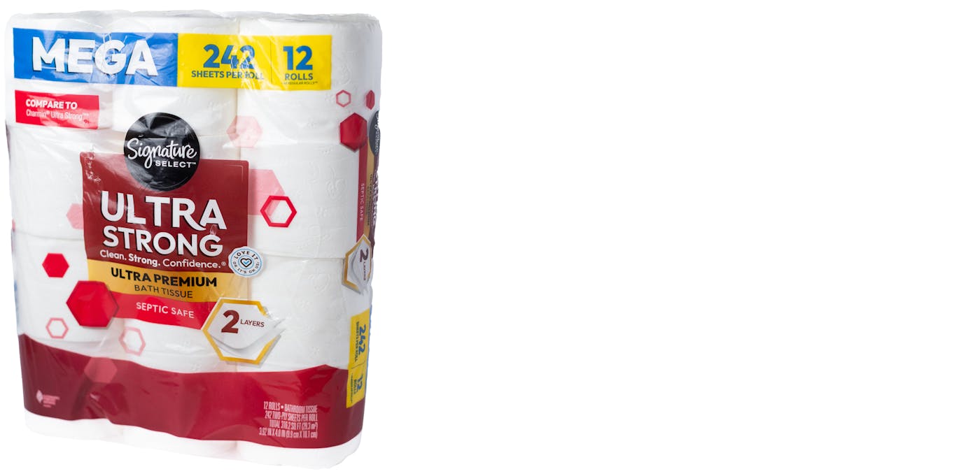 Photo of a bulk package of toilet paper