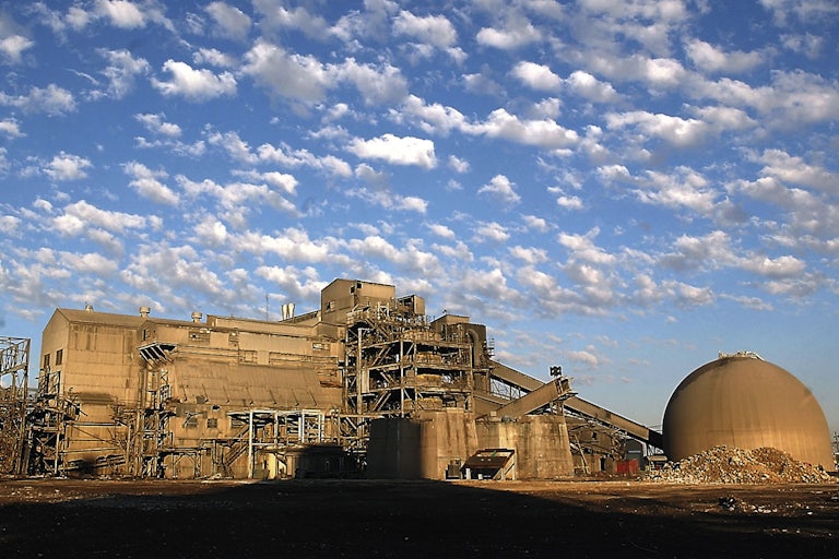 The former FMC Corp. site in Pocatello, Idaho, shown in 2005, four years after closing.