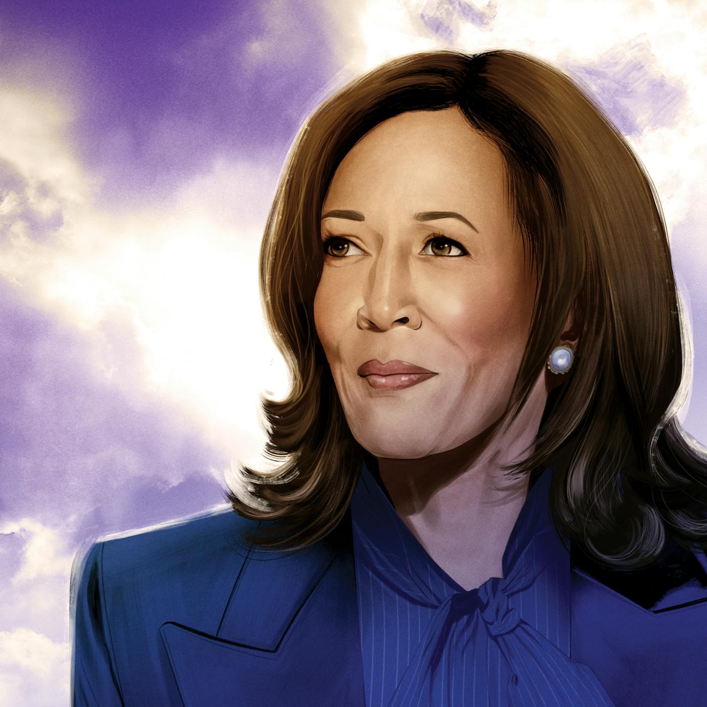 Illustration of Kamala Harris