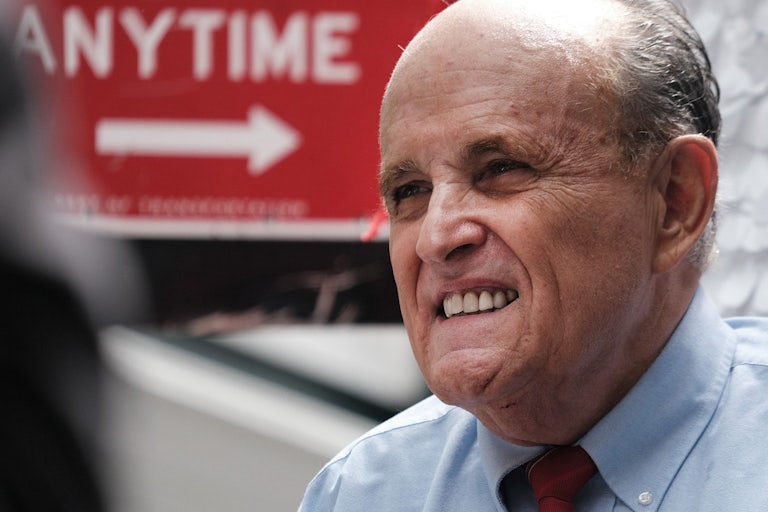 Rudy Giuliani teeth