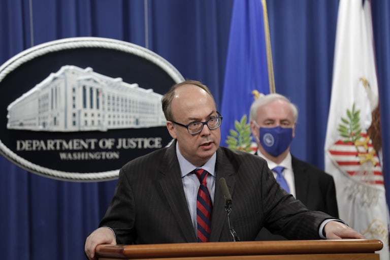 Jeffrey Clark, acting assistant U.S. attorney general, at a news conference