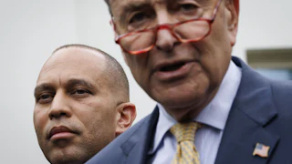 Representative Hakeem Jeffries and Senate Majority Leader Chuck Schumer