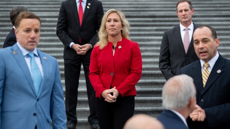 Representative Marjorie Taylor Greene, Republican of Georgia