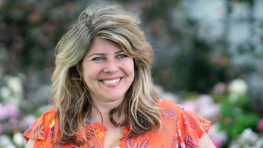 Naomi Wolf at the 2019 Hay Festival in Hay-on-Wye, Wales.