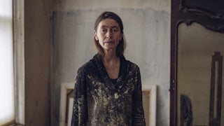 The artist Celia Paul in her studio in London in March 2018