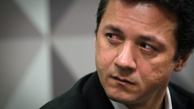 Wesley Batista looks to the side.