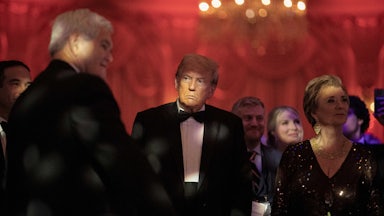 Donald Trump attends the America First Policy Institute Gala held at Mar-a-Lago.