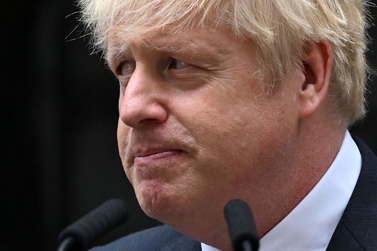 Former U.K. Prime Minister Boris Johnson