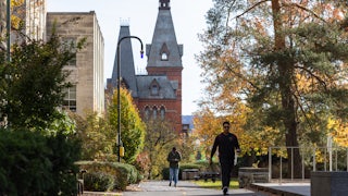 The Cornell University campus on November 3