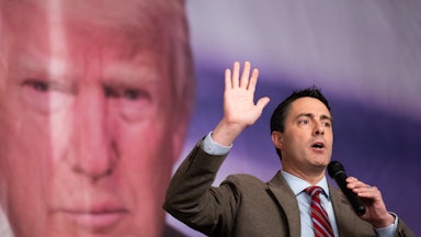 Ohio Secretary of State and Republican Senate candidate Frank LaRose speaks at the Columbiana County Lincoln Day Dinner in Salem, Ohio.