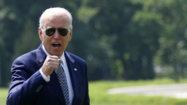Joe Biden pumps his fist