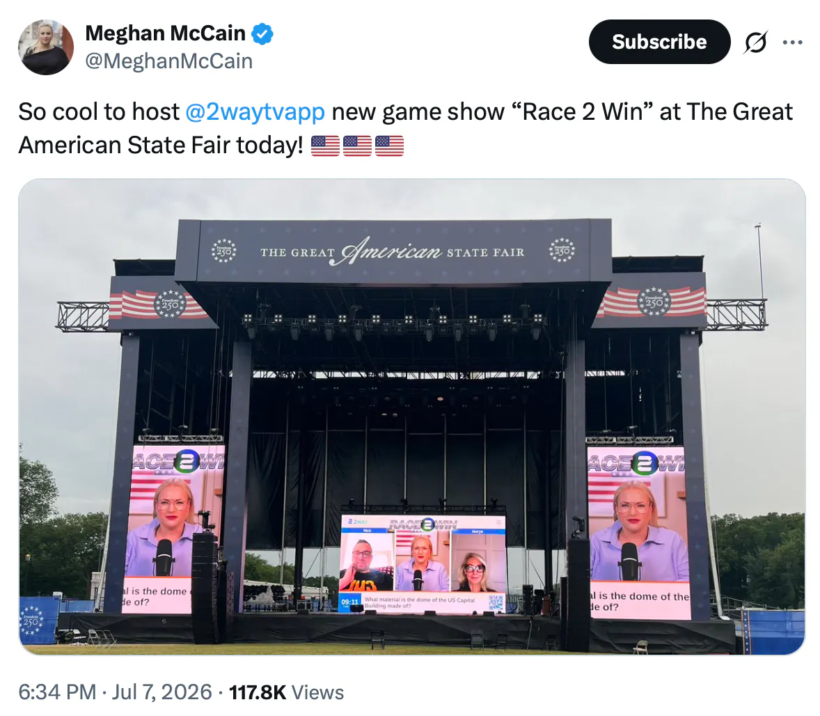 Screenshot of a tweet