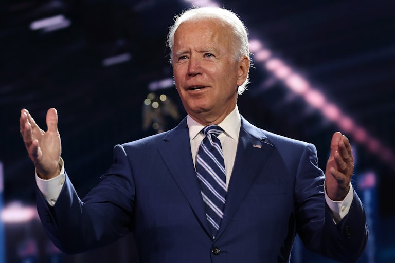 Joe Biden on the third night of the Democratic National Convention