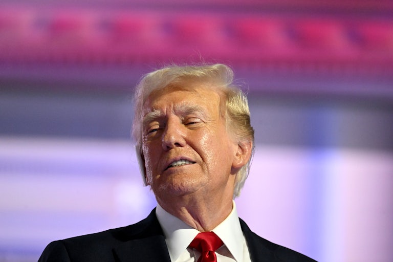 Donald Trump makes a weird face at the RNC
