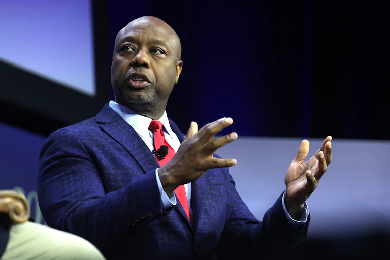 2024 Republican presidential candidate Senator Tim Scott