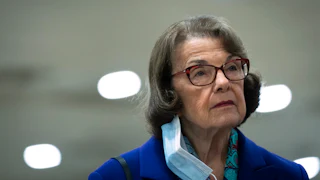 Feinstein at the U.S. Capitol