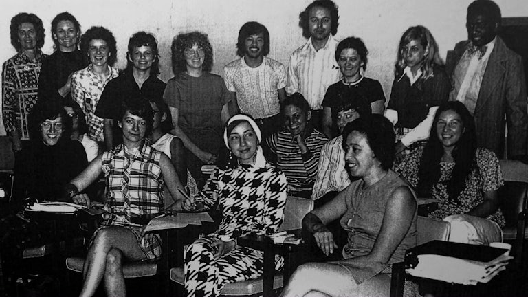 Heather Booth and other abortion rights activists