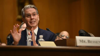 Scott Bessent, Donald Trump's nominee to be Treasury secretary, speaks during his Senate Finance Committee confirmation hearing.