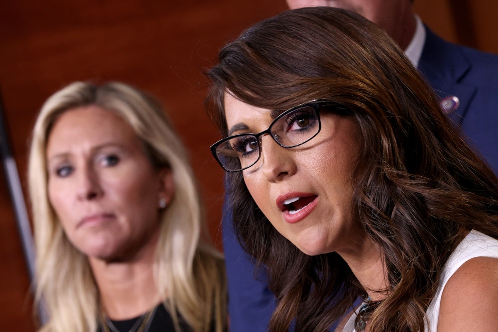 Representatives Lauren Boebert and Marjorie Taylor Greene