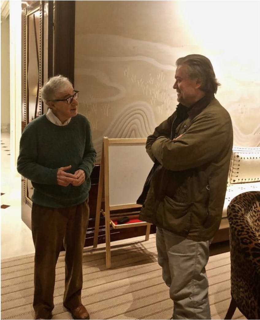 Steve Bannon and Woody Allen