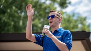 Chase Oliver, the Libertarian Party's 2024 nominee for president