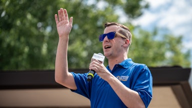 Chase Oliver, the Libertarian Party's 2024 nominee for president