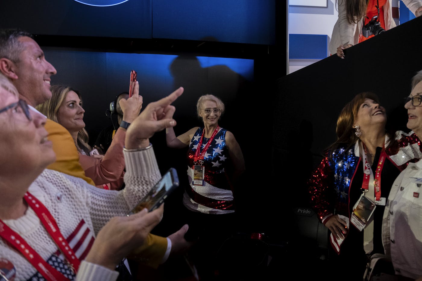 A photograph of attendees at the Republication National Convention 