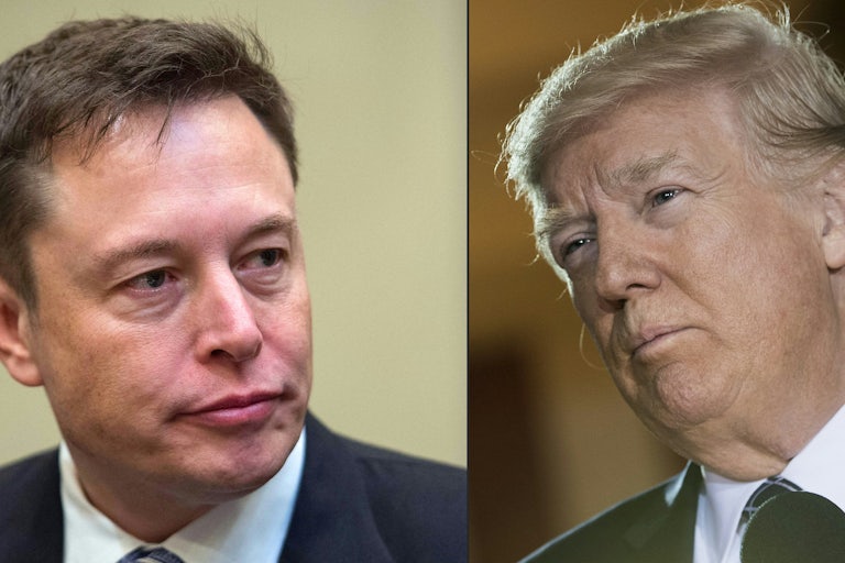 Elon Musk and Donald Trump