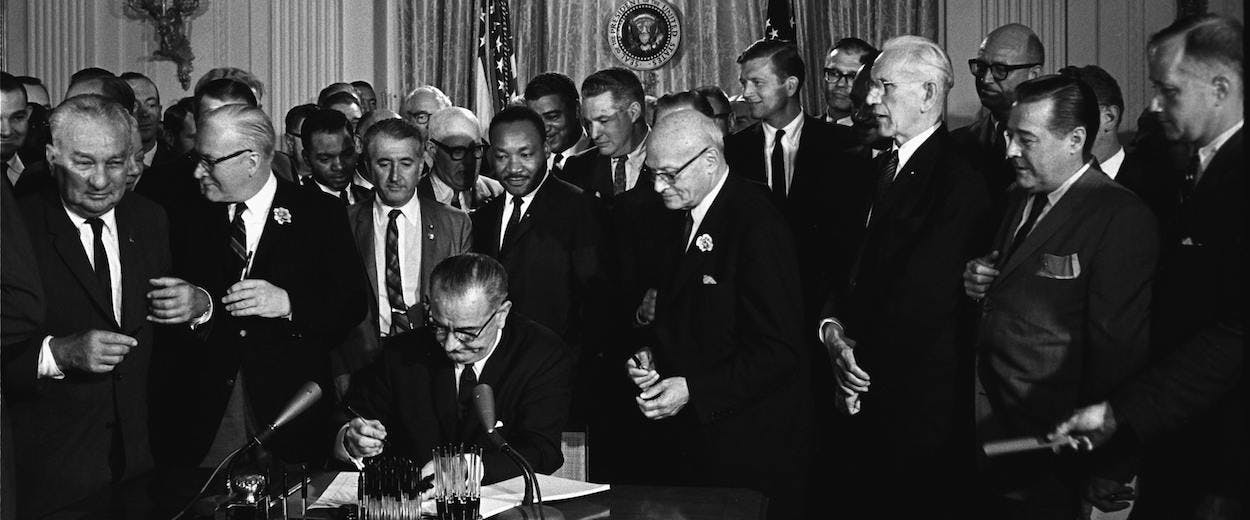 LBJ's Civil Rights Act Arm-Twisting Was A Myth | The New Republic