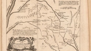 a 1760 map of the Cherokee Nation