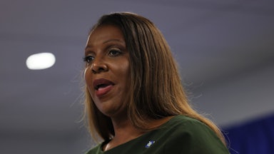 Letitia James speaks