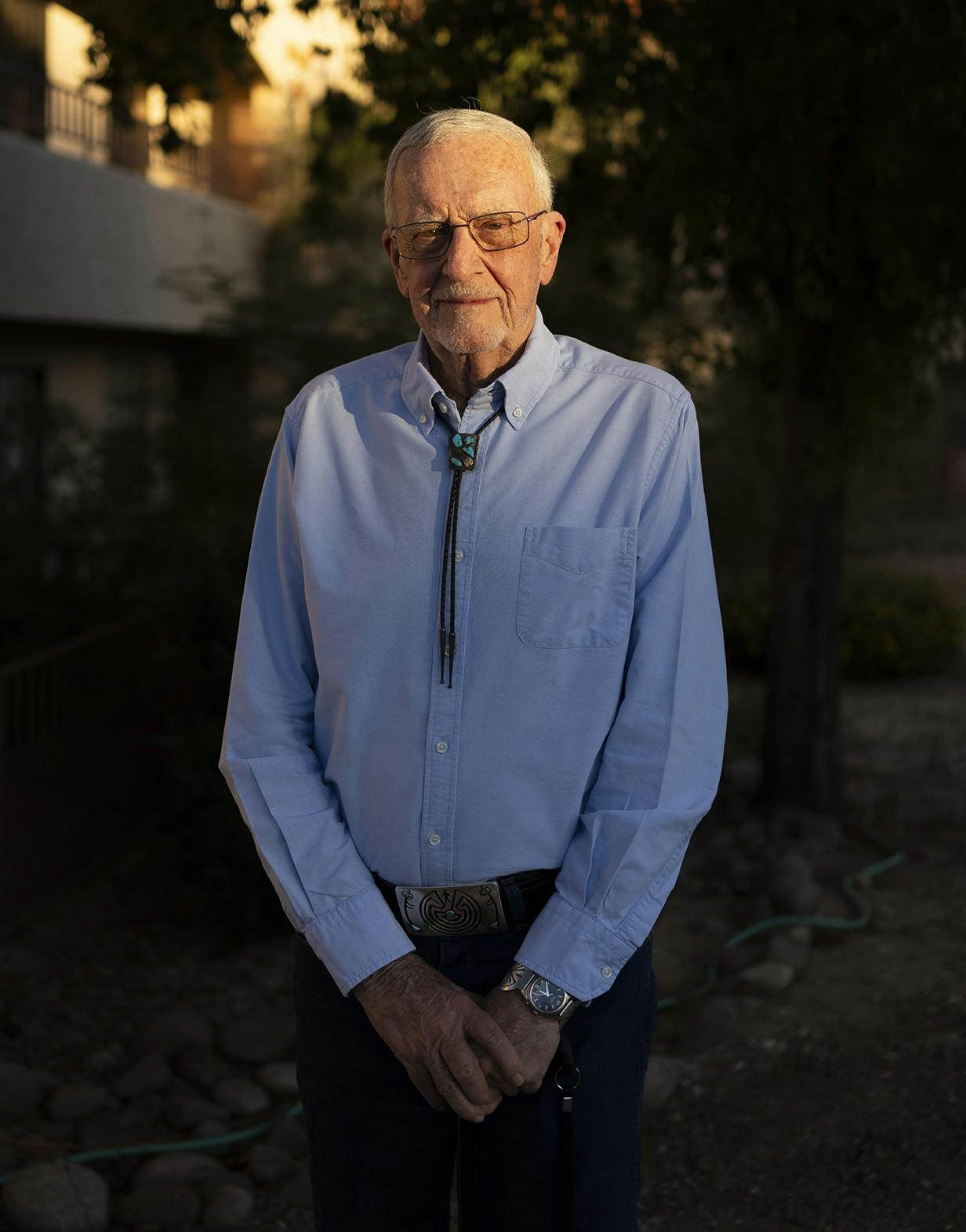 A photo of Rev. John Fife, the former pastor of Southside Presbyterian Church and sanctuary movement founder in Tucson, Arizona, Saturday, September. 28, 2024. 