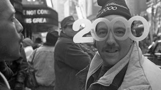 Celebrations for the millennium on New Year’s Eve in Times Square, New York, December 31, 1999