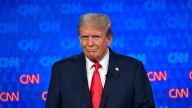 Donald Trump during the June 27 debate