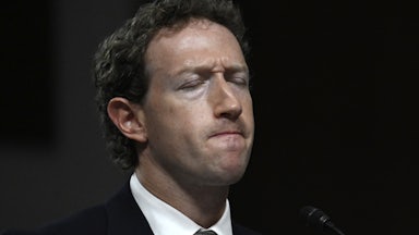 Meta CEO Mark Zuckerberg winces.