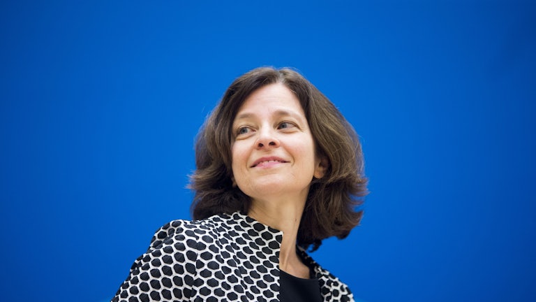 Sarah Bloom Raskin, then the deputy treasury secretary, at a meeting in Beijing