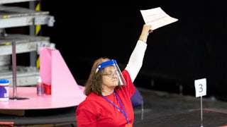 A contractor working for Cyber Ninjas