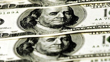 Benjamin Franklin on a hundred dollar bill.